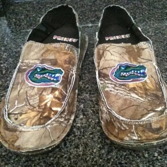Florida University Mens Camo Moccasins - Picture 1 of 4
